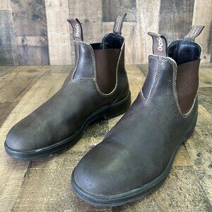 Blundstone 500 Brown Pull On Work Boots Mens US 10